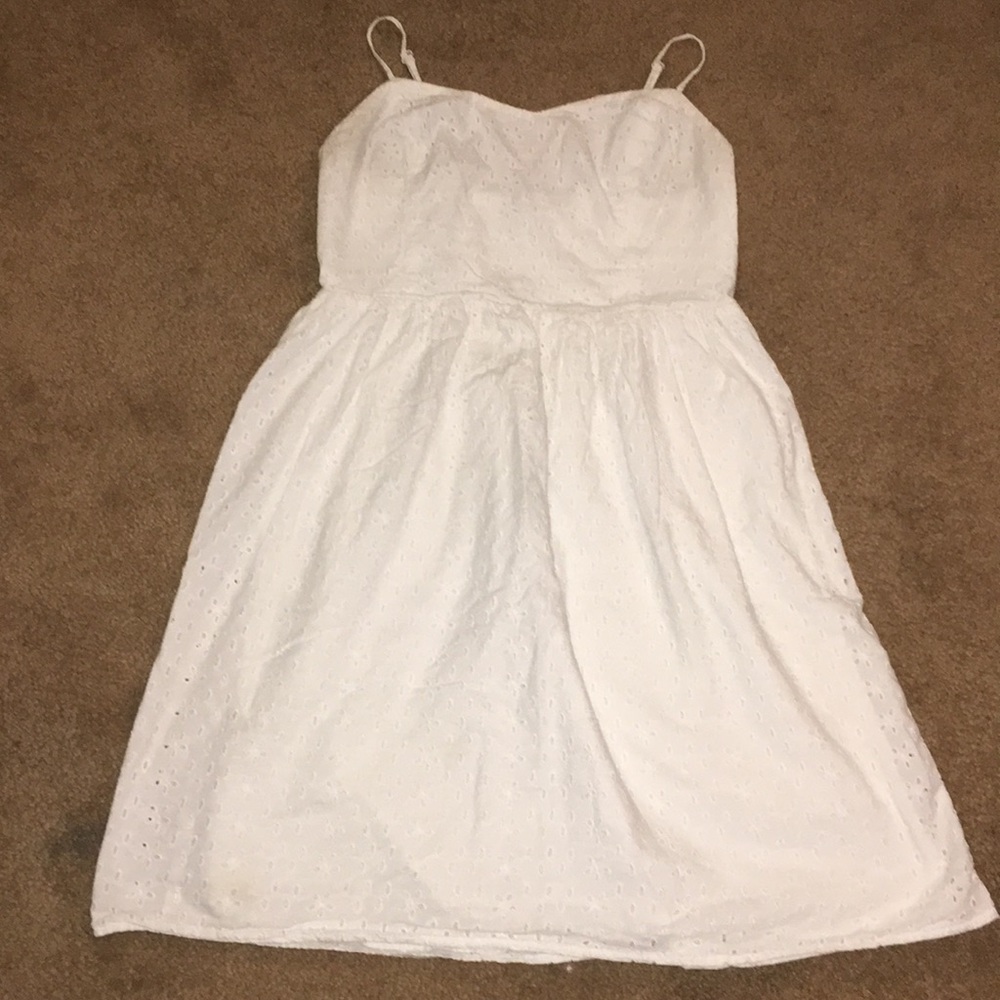 White cotton dress